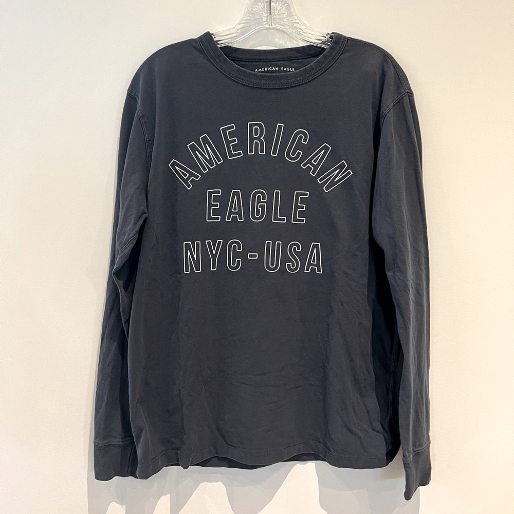 American Eagle Long sleeve T-shirt. Blue/Gray men’s M standard fit